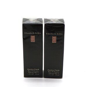 2x Elizabeth Arden Flawless Finish 54 Warm Cappuccino SPF8 NEW
